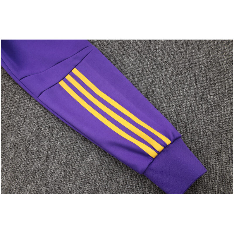 Mens Real Madrid Jacket + Pants Training Suit Yellow 2023/24