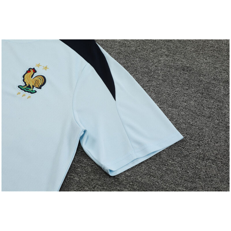 Mens France Short Training Suit Blueish 2024
