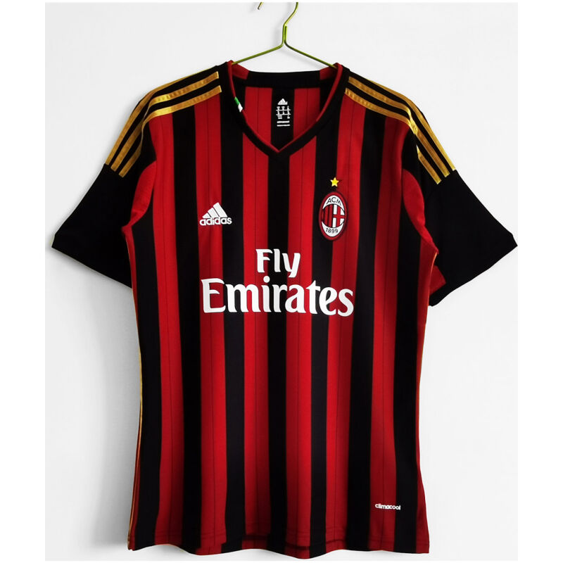 Mens AC Milan Retro Home Jersey 2013/14