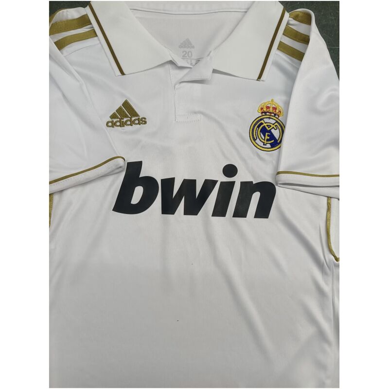 Kids Retro Real Madrid Home Jersey 2011/12