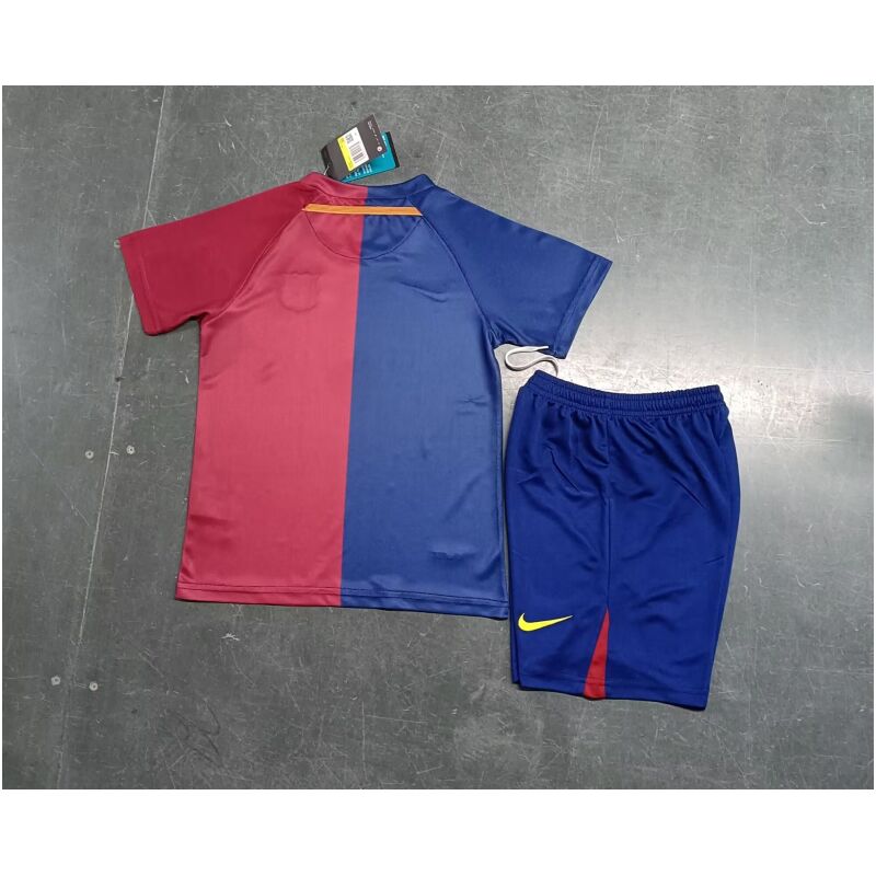 Kids Retro Barcelona Home Jersey 2008/09