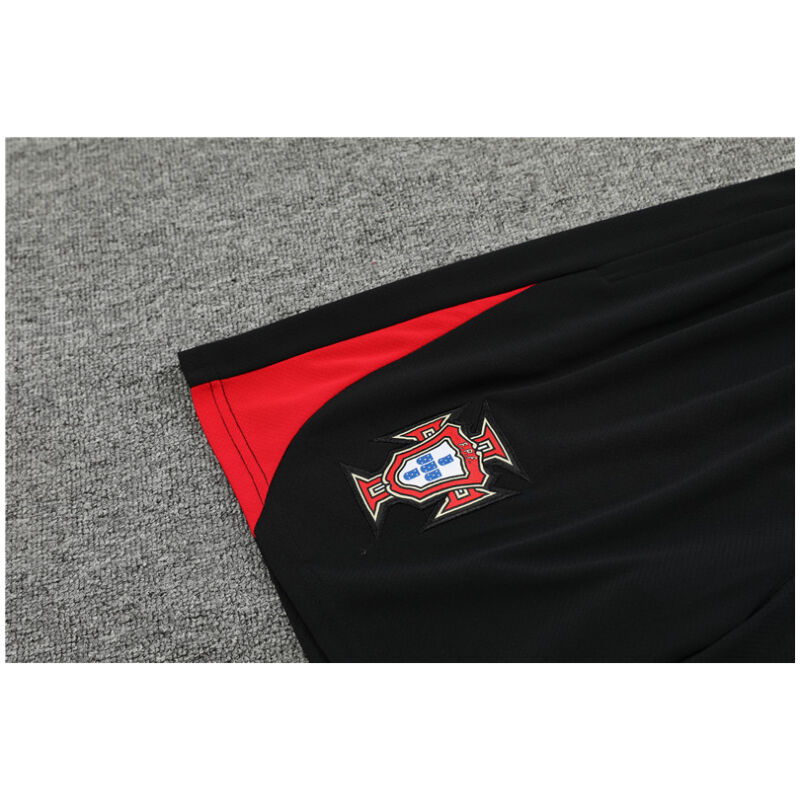 Mens Portugal Short Training Suit Black 2024