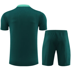 Mens Portugal Short Training Suit Green 2024