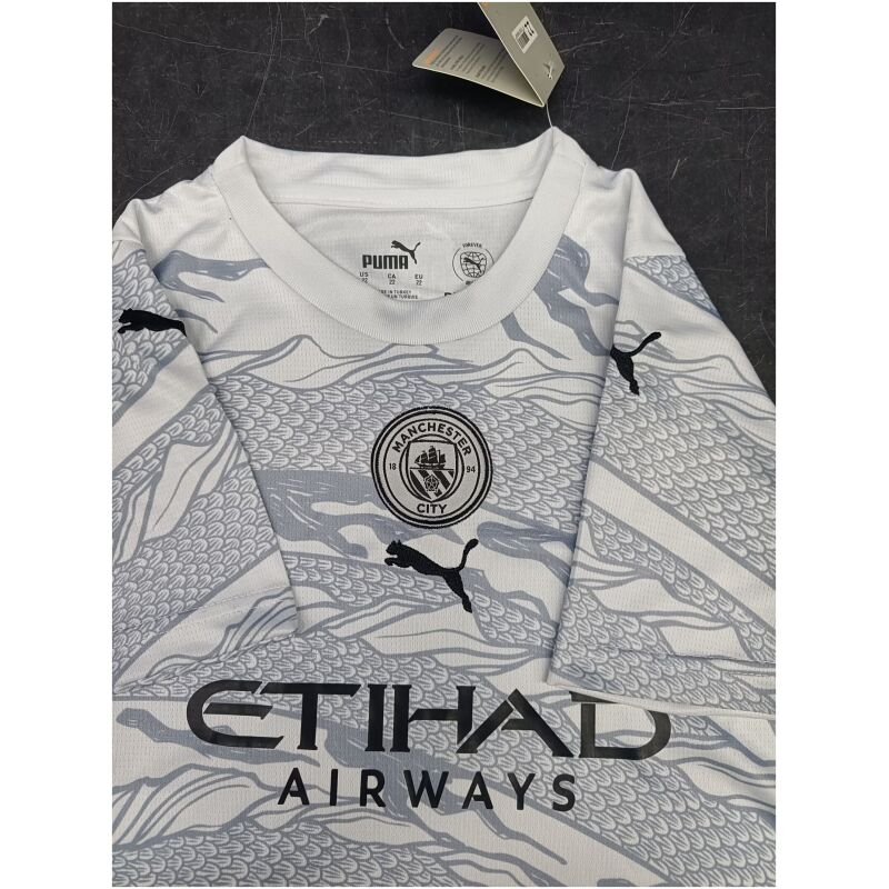 Kids Manchester City Year of the Dragon 2024 Special Shirt 20224