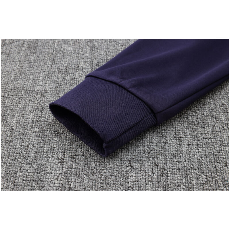 Mens PSG Hoodie Jacket + Pants Training Suit Dark Purple 2023/24