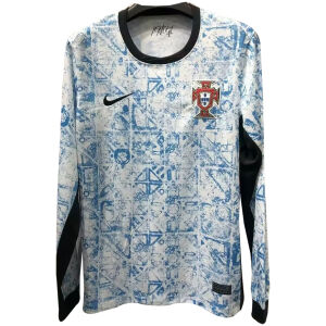 Mens Portugal Away Jersey Long Sleeve 2024