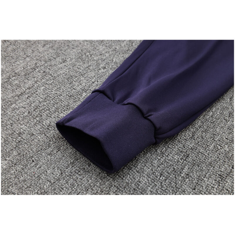 Mens PSG Hoodie Jacket + Pants Training Suit Dark Purple 2023/24