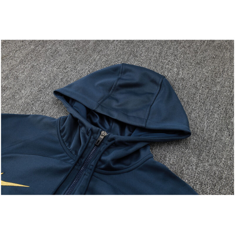 Mens France Hoodie Sweatshirt + Pants Training Suit Royal 2024