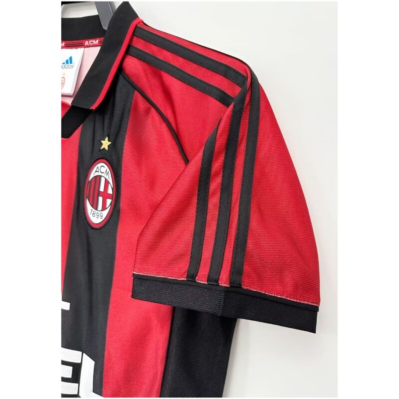 Mens AC Milan Retro Home Jersey 1998/99