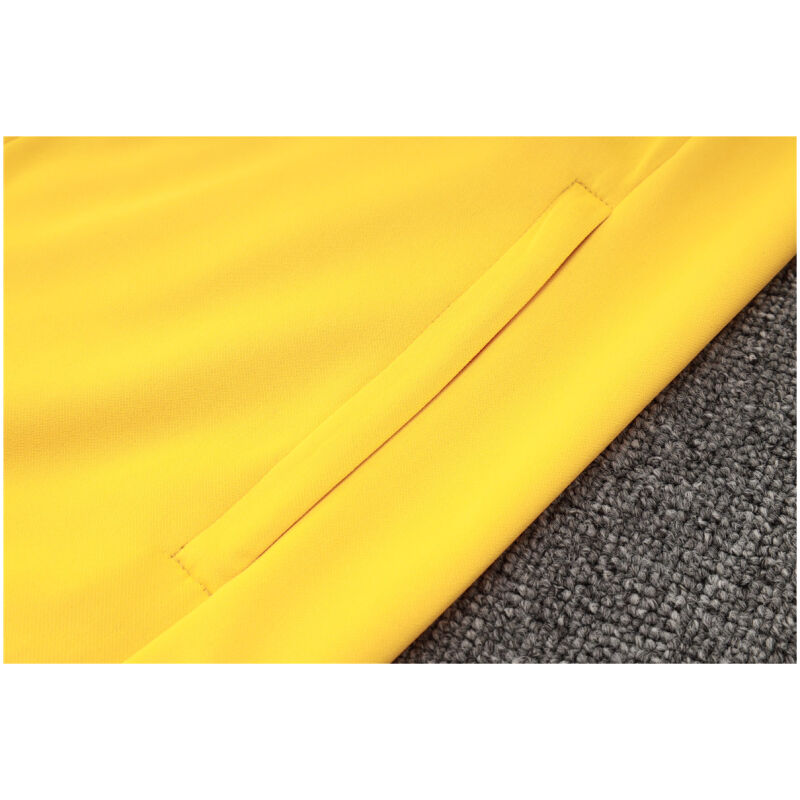 Mens Real Madrid Jacket + Pants Training Suit Yellow 2023/24