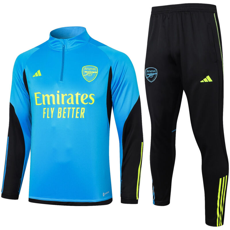 Mens Arsenal Training Suit Blue 2023/24