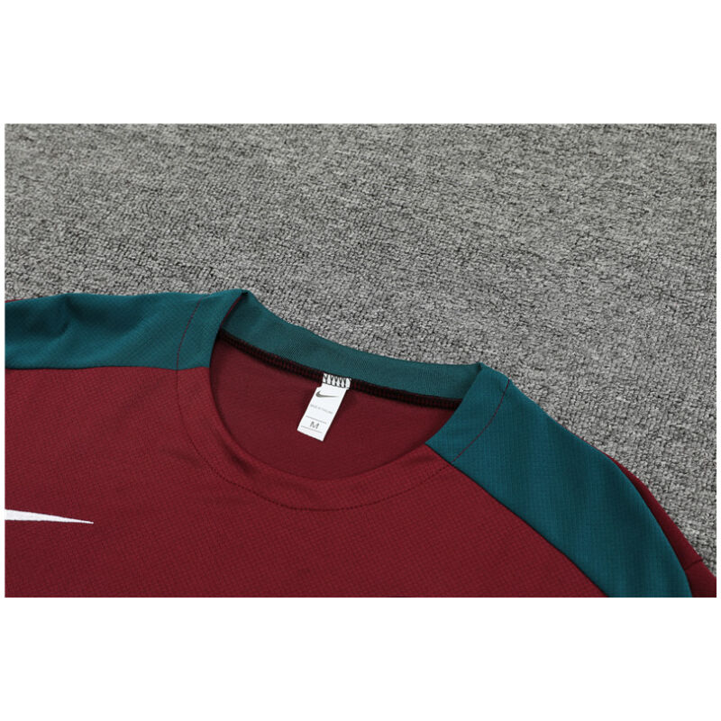 Mens PSG Short Training Suit Burgundy 2024/25