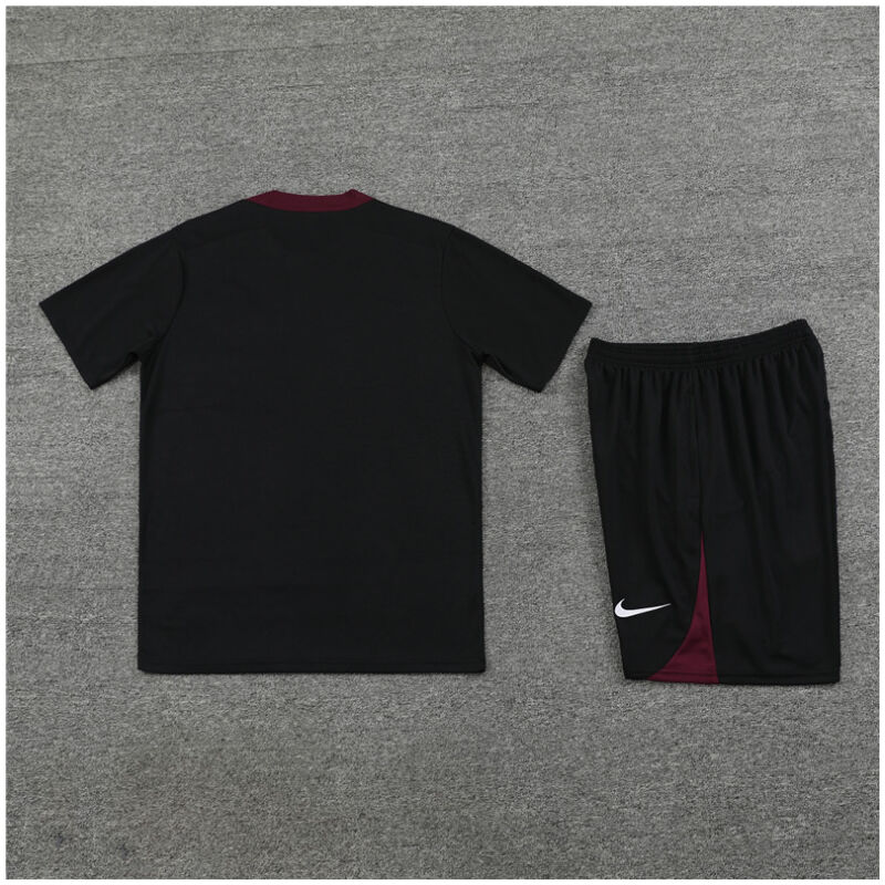 Kids PSG Short Training Suit Black 2024/25