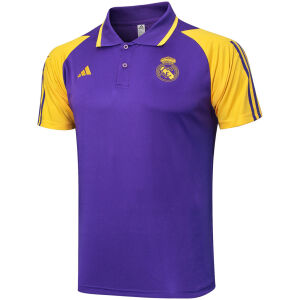 Herren Real Madrid Polo Shirt Lila 2023/24