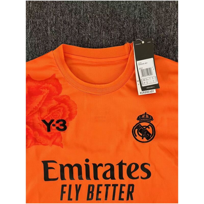Mens Real Madrid Special Edition Orange Y3 Jersey 2024/25