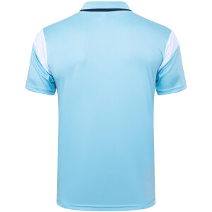 Mens Manchester City Polo Shirt Blue 2023/24