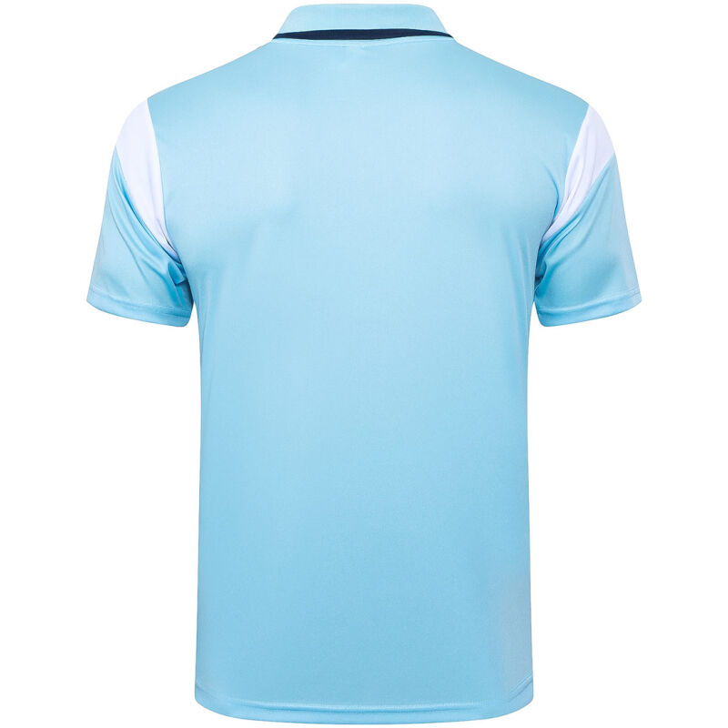 Mens Manchester City Polo Shirt Blue 2023/24