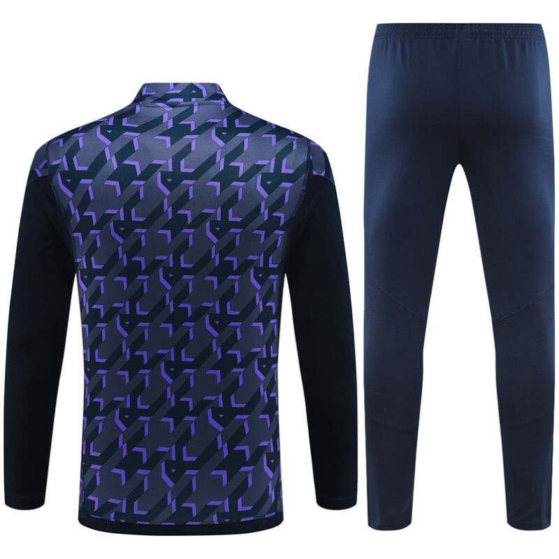 Mens Real Madrid Training Suit Purple 2023/24