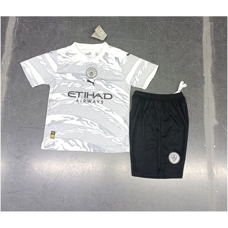 Kids Manchester City Year of the Dragon 2024 Special Shirt 20224