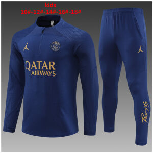 Kids PSG x Jordan Training Suit Royal 2023/24