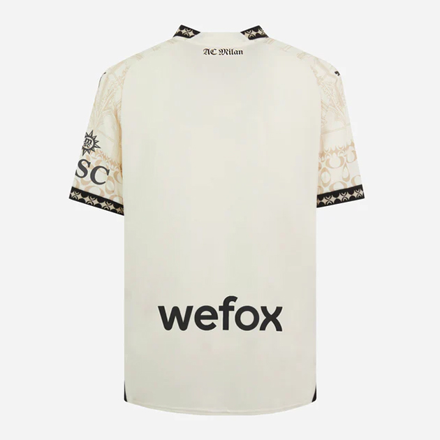 Mens AC Milan Fourth Beige Jersey 2023/24