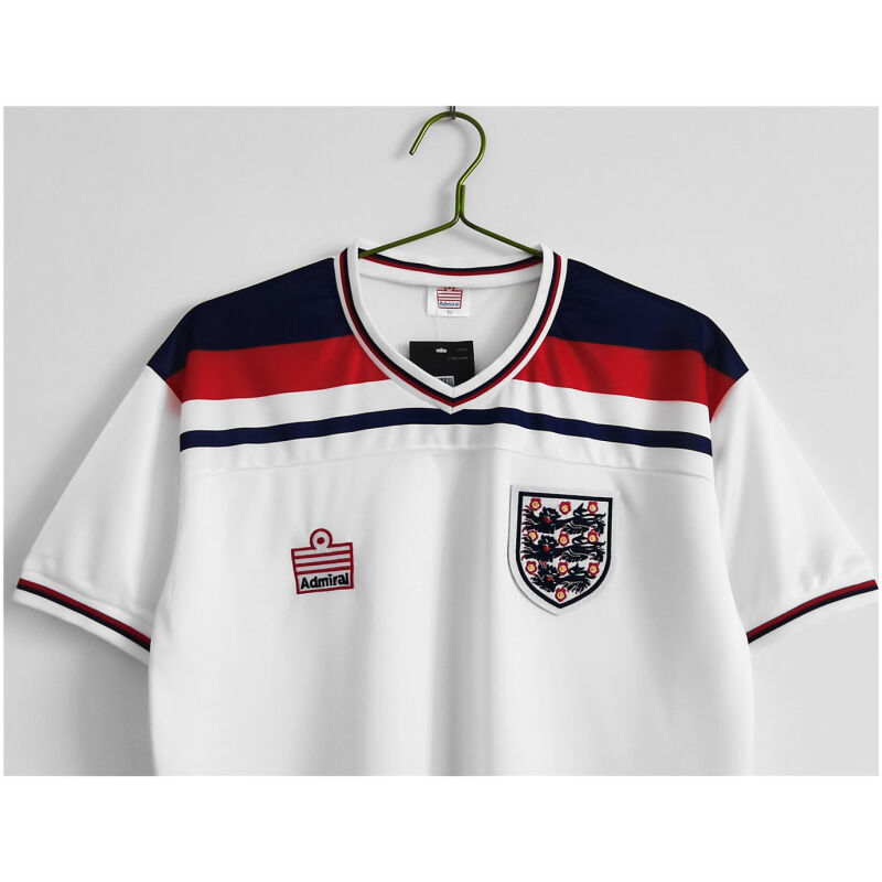 Mens England Retro Home Jersey 1982