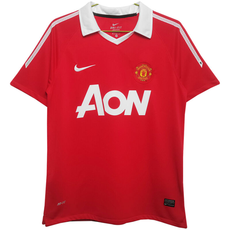 Mens Manchester United Retro Home Jersey 2010/11
