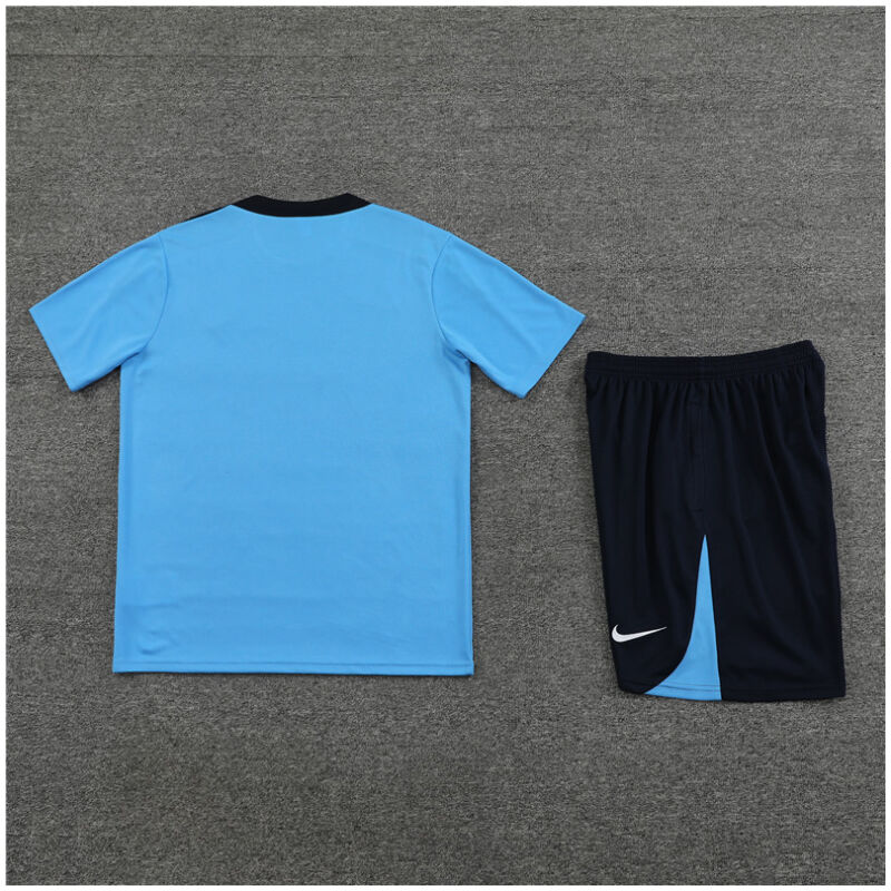 Kids Chelsea Short Training Suit Light Blue 2024/25