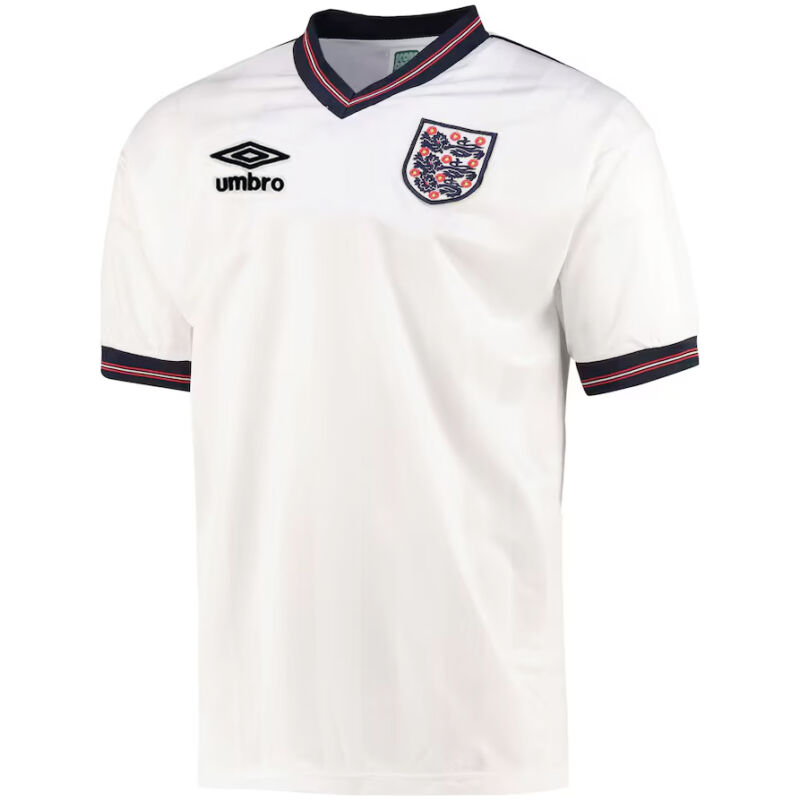 Mens England Retro Home Jersey 1984/87