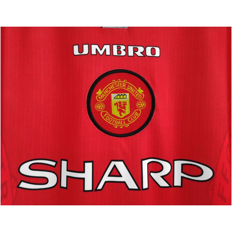 Mens Manchester United Retro Home Jersey 1996/97