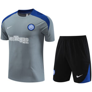 Mens Inter Milan Short Training Suit Grey 2024/25