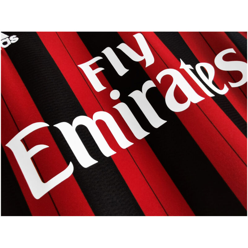 Mens AC Milan Retro Home Jersey 2013/14