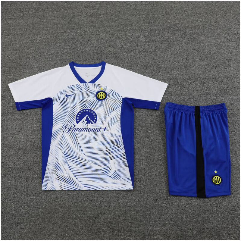 Mens Inter Milan Short Training Suit White 2024/25