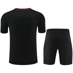 Mens PSG Short Training Suit Black 2024/25