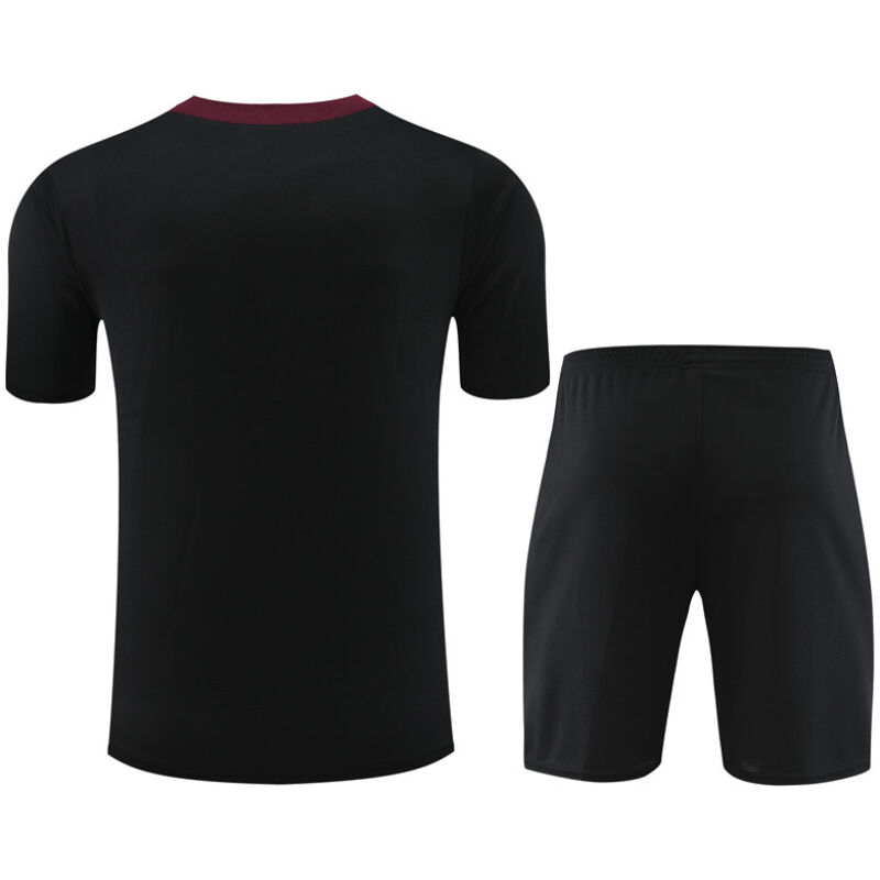 Mens PSG Short Training Suit Black 2024/25
