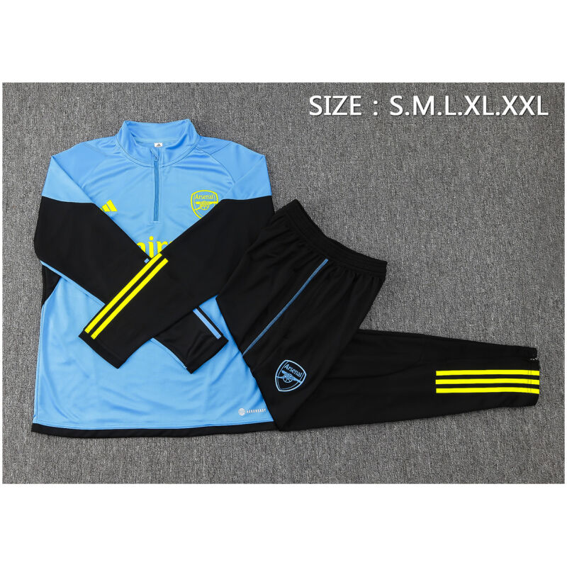 Mens Arsenal Training Suit Blue 2023/24