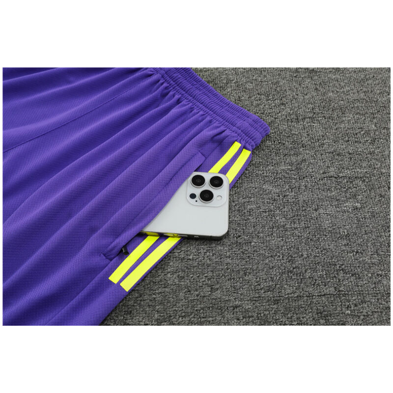 Mens Real Madrid Short Training Suit Yellow 2023/24