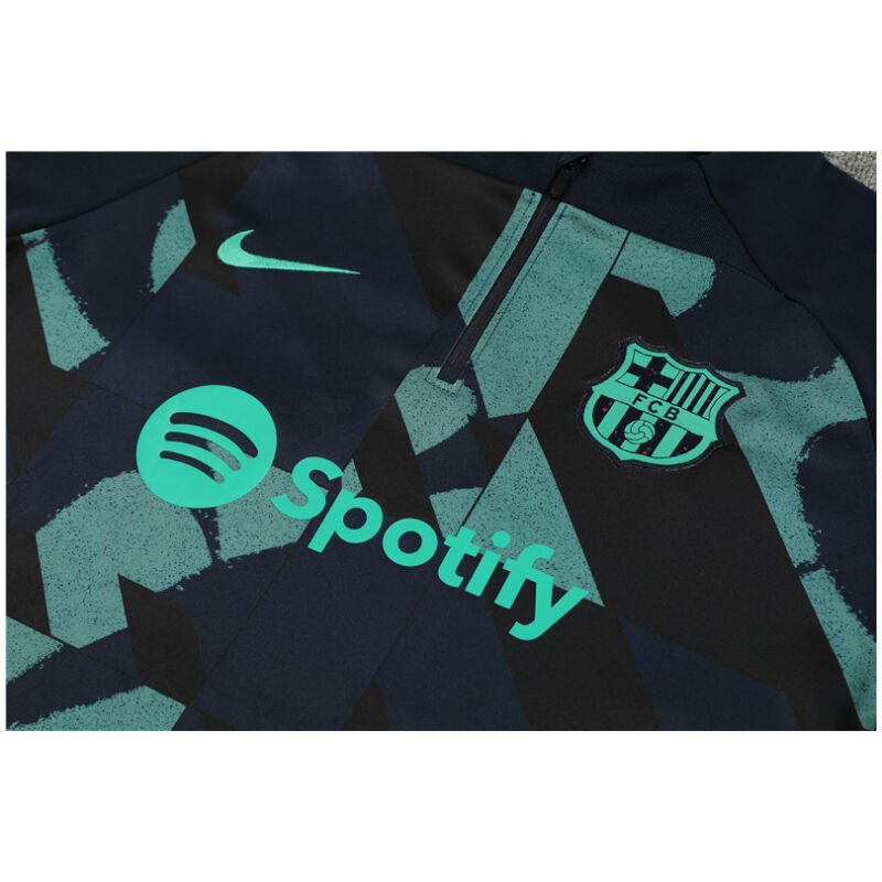 Mens Barcelona Training Suit Royal – Green 2023/24