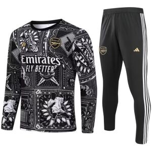 Mens Arsenal Training Suit Black 2023/24