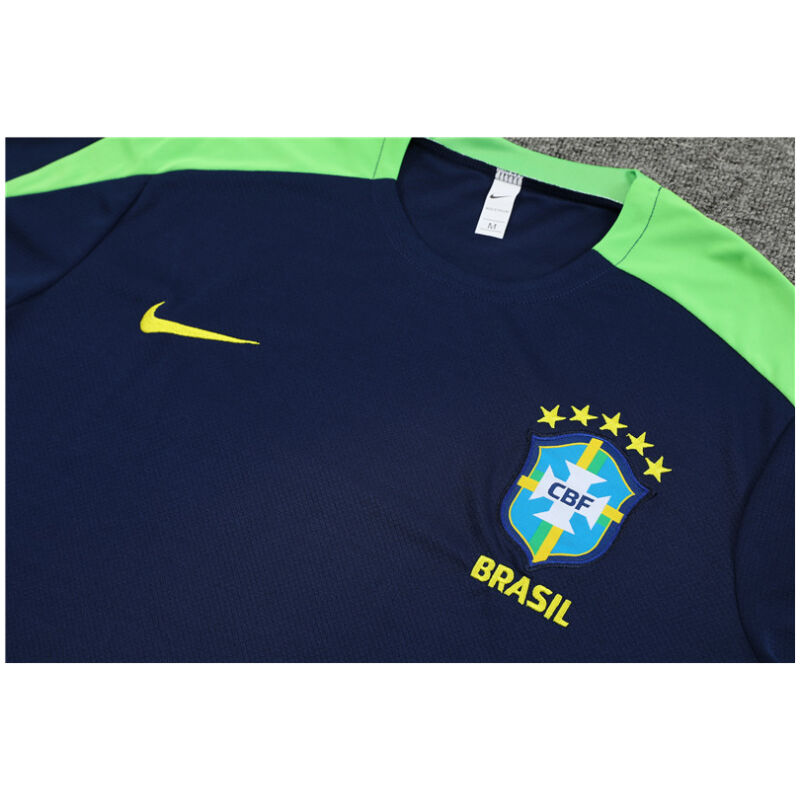 Mens Brazil Short Training Suit Royal 2024