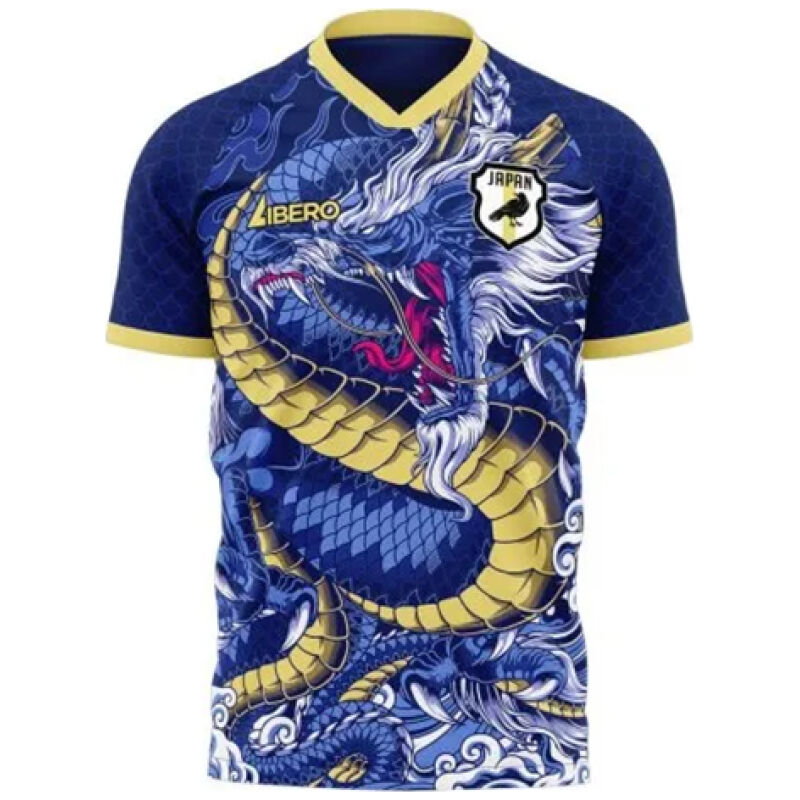 Herren Japan Anime Spezial Blauer Drache Trikot 2024