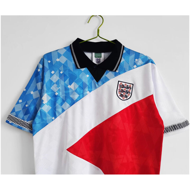 Mens England Retro Mash-Up Jersey 1990