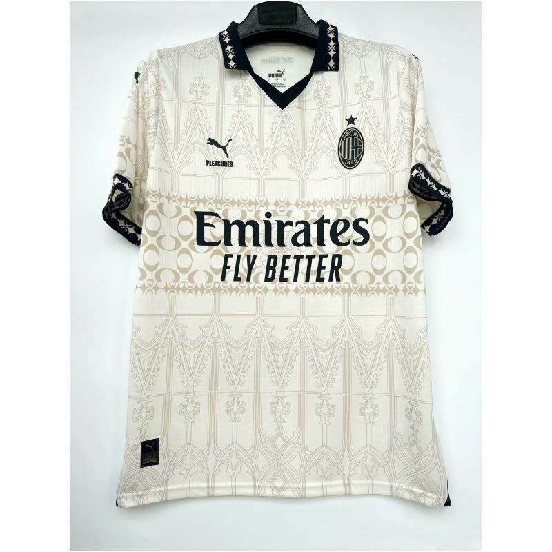 Mens AC Milan Fourth Beige Jersey 2023/24