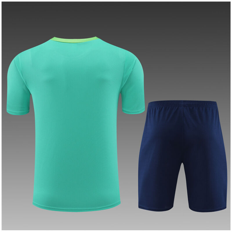 Kids Brazil Short Training Suit Green 2024