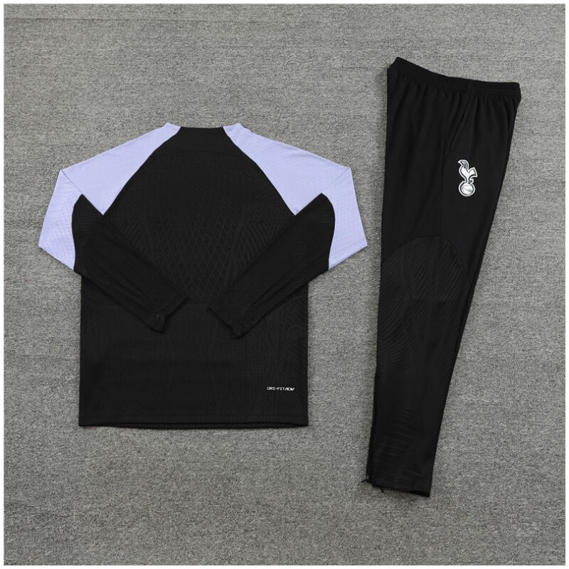 Kids Tottenham Hotspur Training Suit Black 2023/24