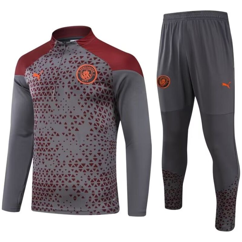 Mens Manchester City Training Suit Grey 2023/24