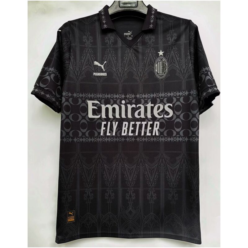 Mens AC Milan Fourth Black Jersey 2023/24