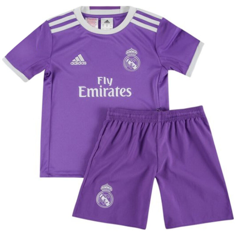 Kids Retro Real Madrid Away Jersey 2016/17