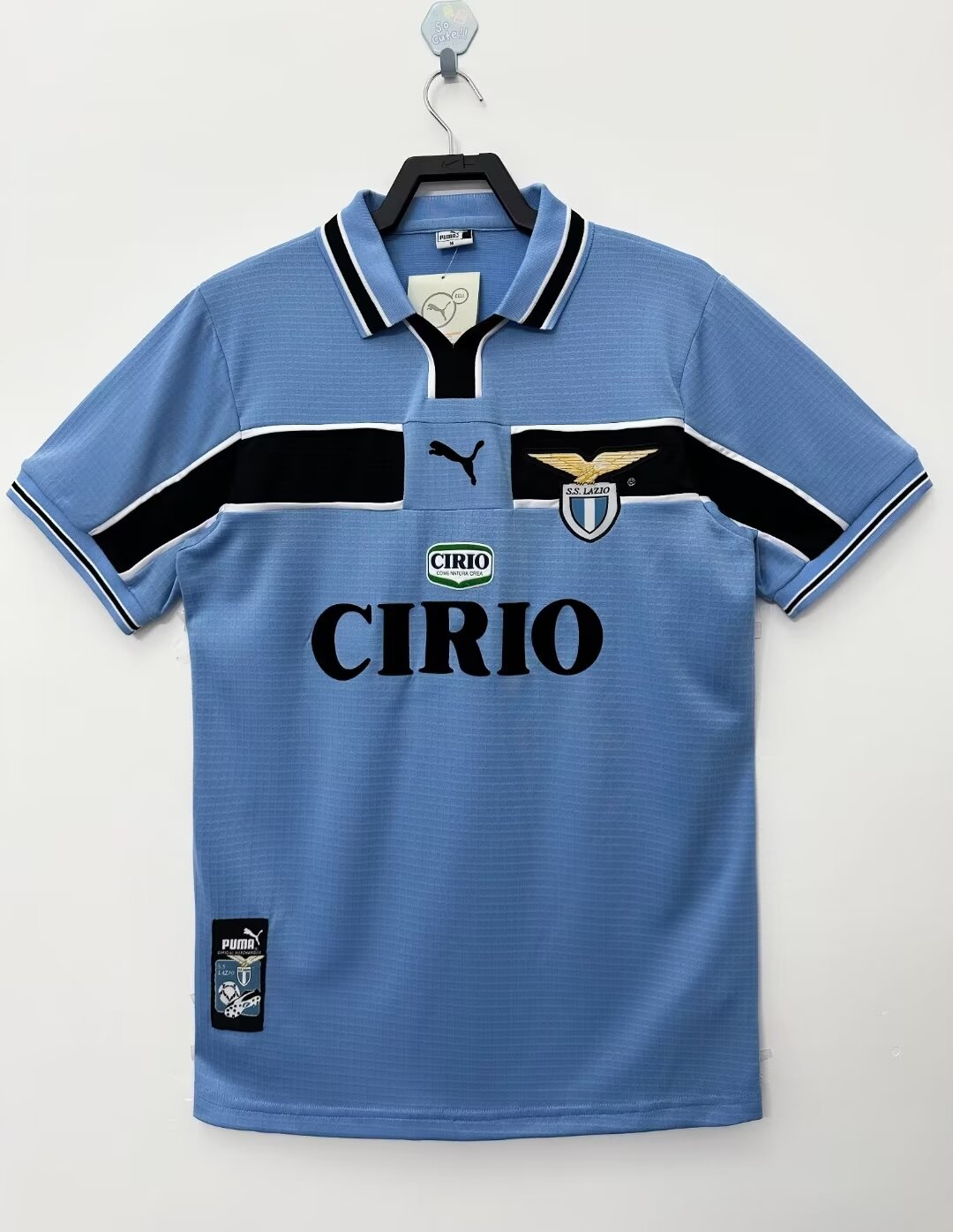 Mens S.S. Lazio Retro Home Jersey 1998/99