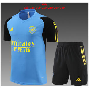Kids Arsenal Short Training Suit Blue 2023/24